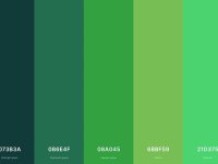 36+ Bảng Màu Xanh Lá, Xanh Rêu, Xanh Pastel